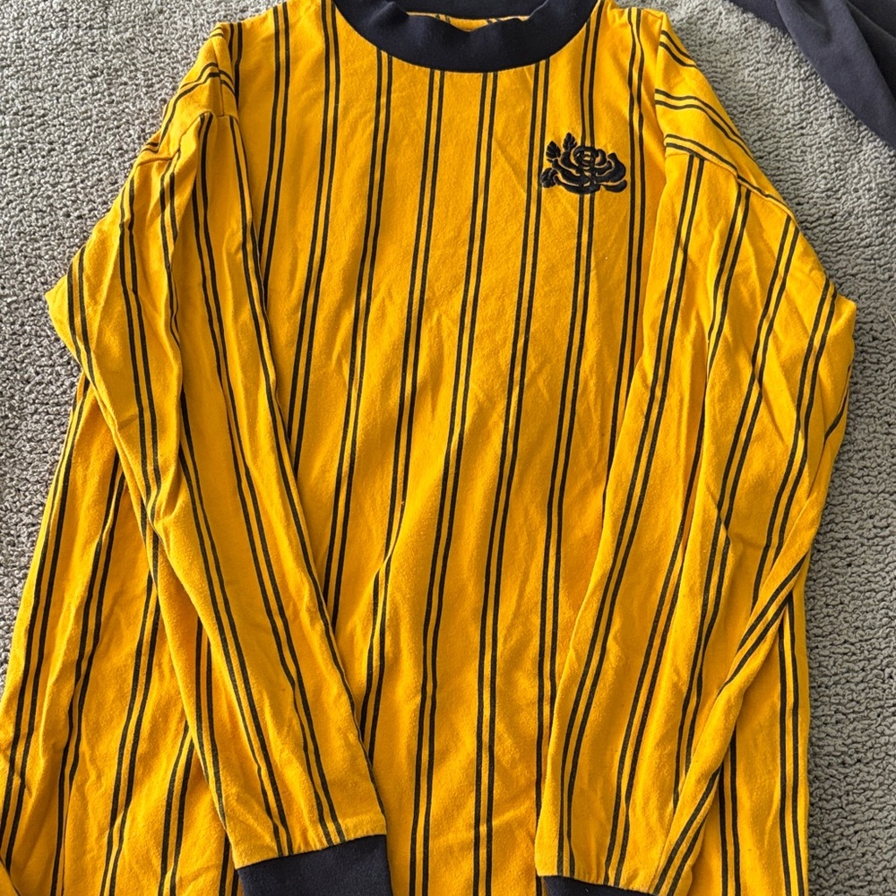 Empyre Yellow and Black Striped Long Sleeve Tee